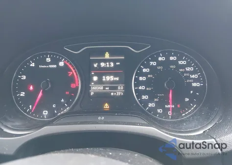 2015 Audi A3 2.0T Premium z USA, uszkodzony, nr VIN WAUEFGFF8F1135493